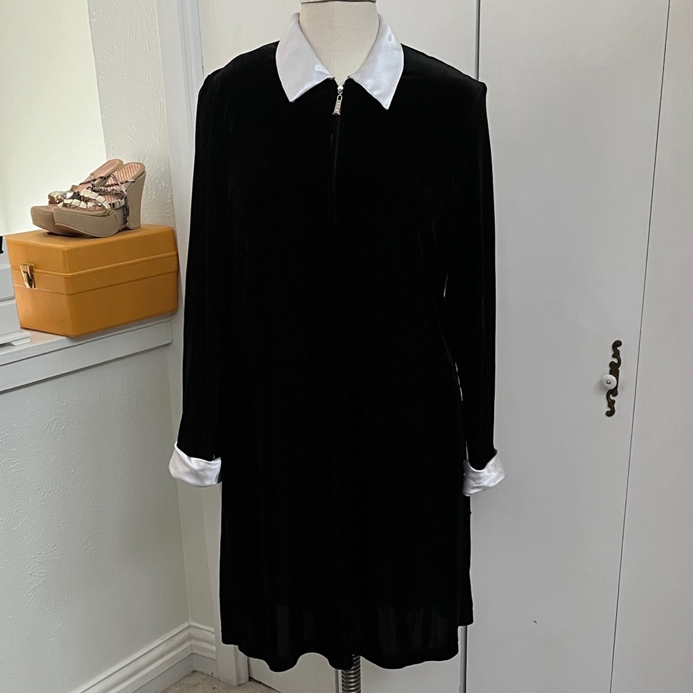 velvet satin 90’s dress